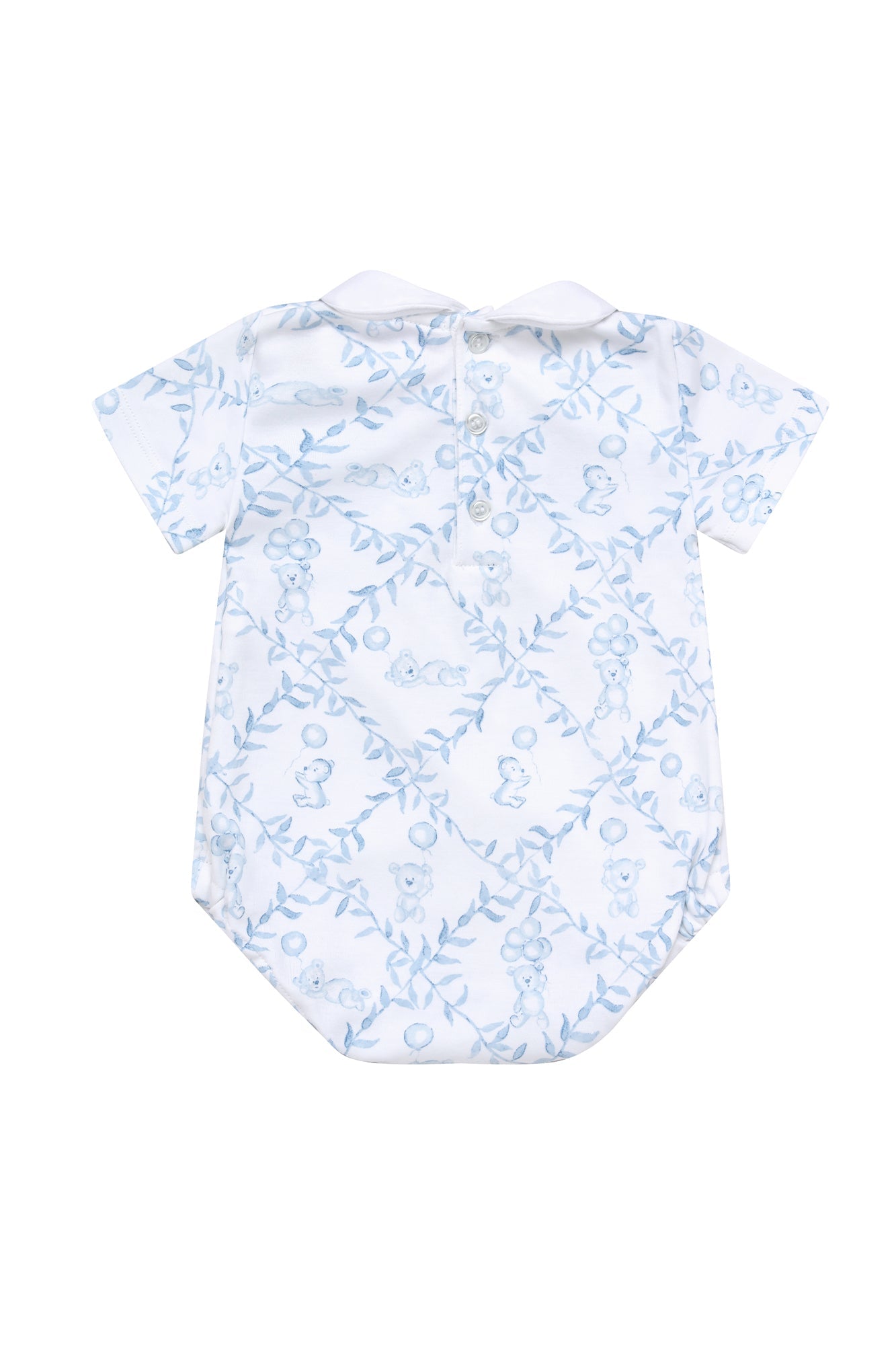 Milo & Moon™ – Blue Bears Trellace Bubble Romper