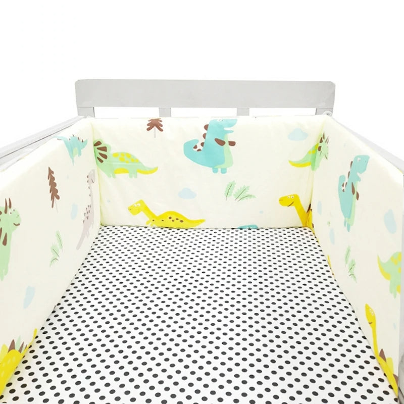 SleepSafe™ – Zachte Katoenen Ledikantbumper – Veilige Slaapbescherming