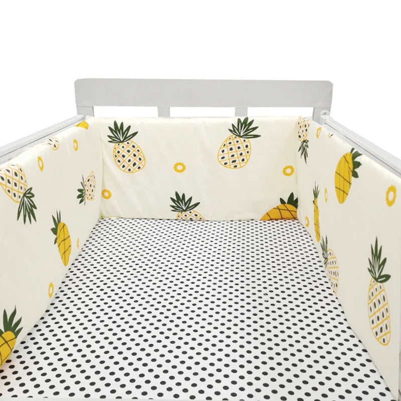 SleepSafe™ – Zachte Katoenen Ledikantbumper – Veilige Slaapbescherming