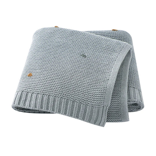 CozyCotton™ – Zachte Katoenen Gebreide Deken – Comfort voor Baby’s