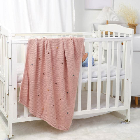 LittleBlanky™ – Zachte Katoenen Gebreide Deken – Comfort voor Baby’s