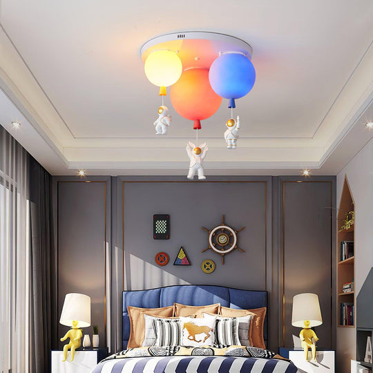 Ballon plafondlamp meerdere kleuren