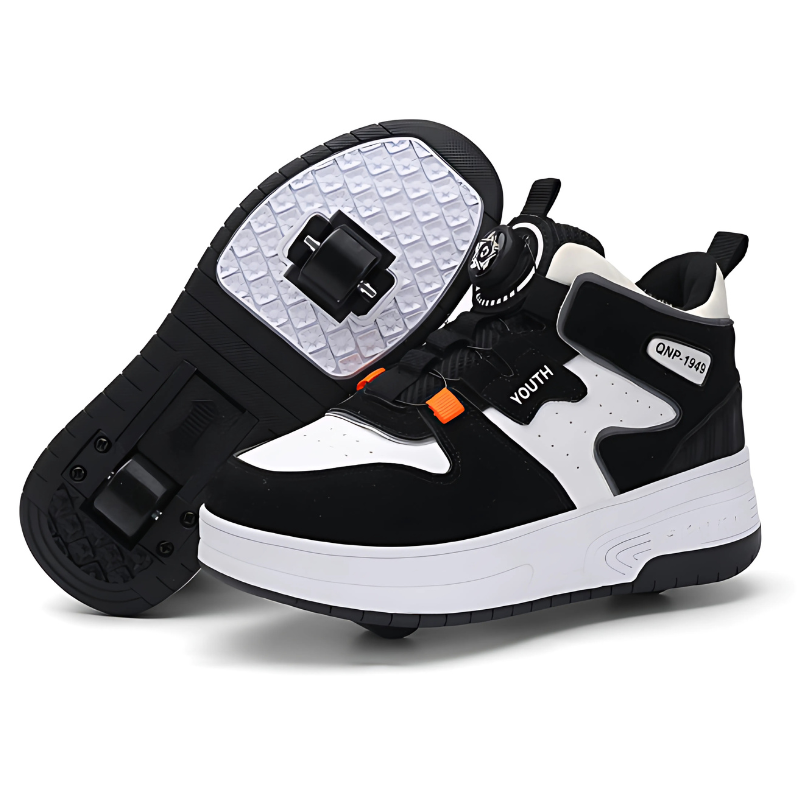 RollStep™ – Verstelbare Sneakers met Inklapbare Wieltjes – Kinderschoenen Avontuur