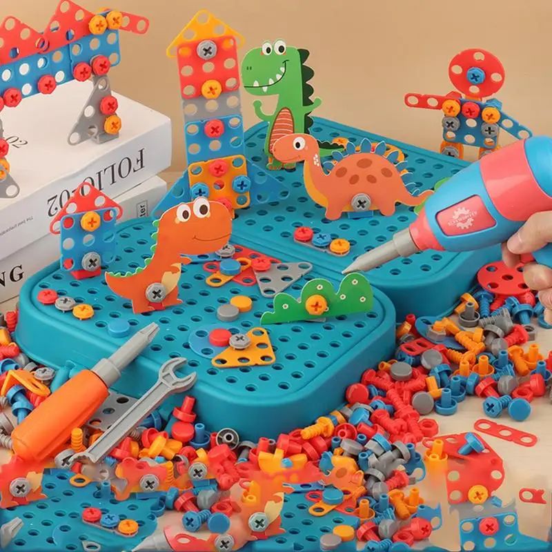 BricoKids™- uitgebreide Montessori set - gereedschappen en puzzels