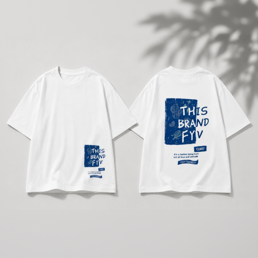 Fris kinder T-shirt wit - Milo & Moon