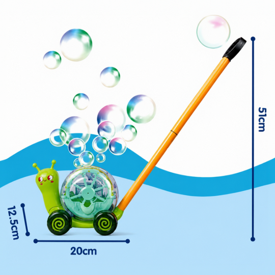 BubbelSlak slak bellenblaas afmetingen - Milo & Moon