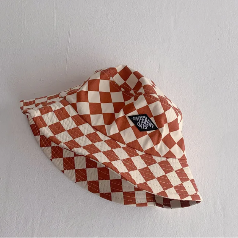 ZonneRuit kinder bucket hoed oranje - Milo & Moon
