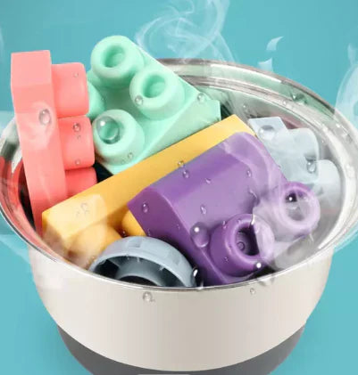 CushyBlocks™ – Zachte Siliconen Bouwblokken voor Baby’s