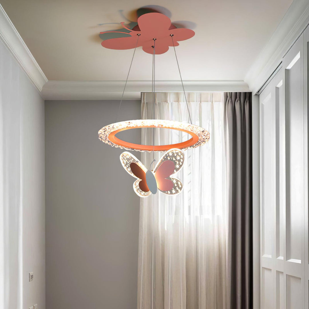 Vlinder kinderlamp sfeervol licht speelhoek