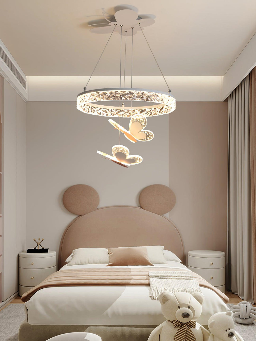 Vlinder hanglamp afmetingen kinderkamer