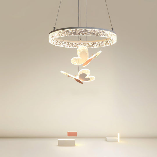 Acryl vlinder hanglamp kinderkamer design