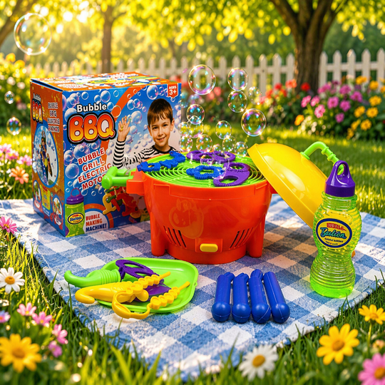 Bubblio bellenblaas BBQ grill voor kinderen - Milo & Moon
