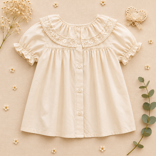 Fleurette kinder top look - Milo & Moon