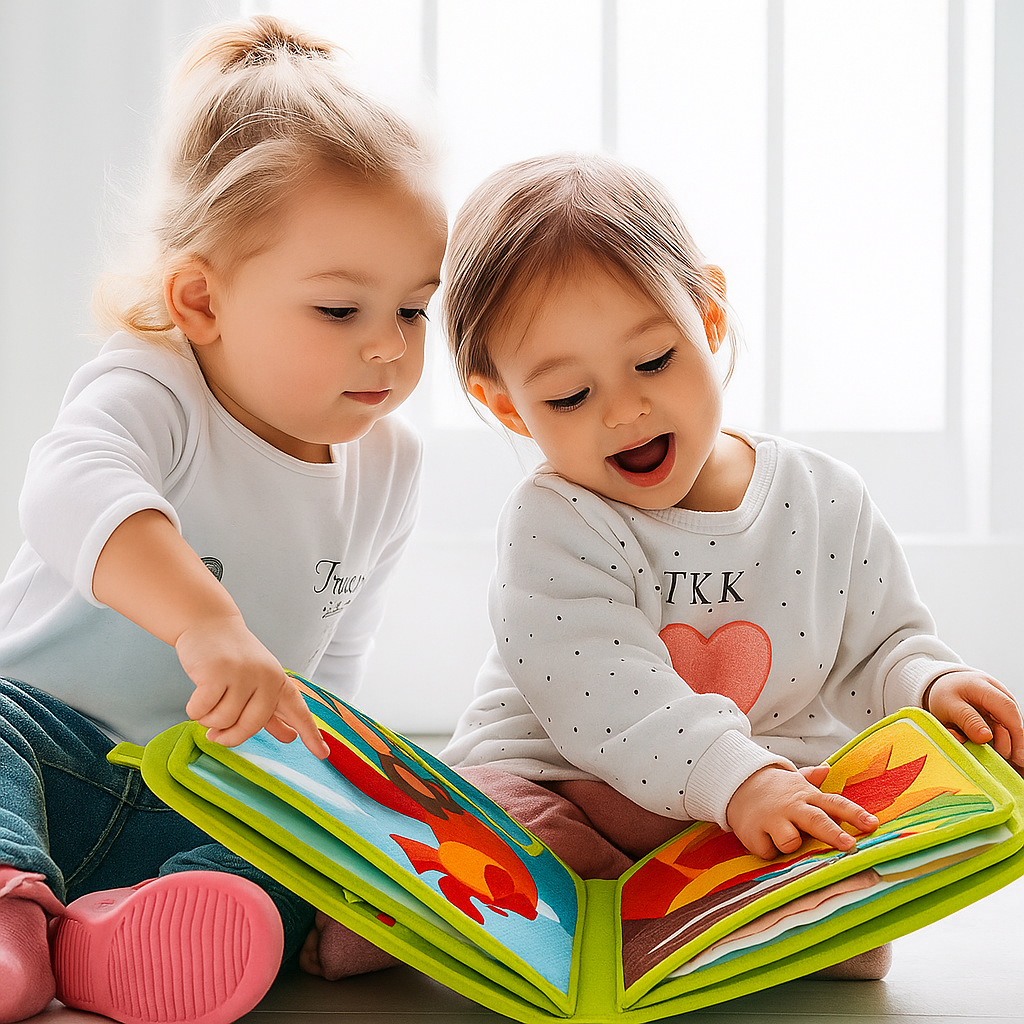EduPlay™ – Montessori Activiteitenboek voor Peuters, Educatief & Sensorisch Speelgoed