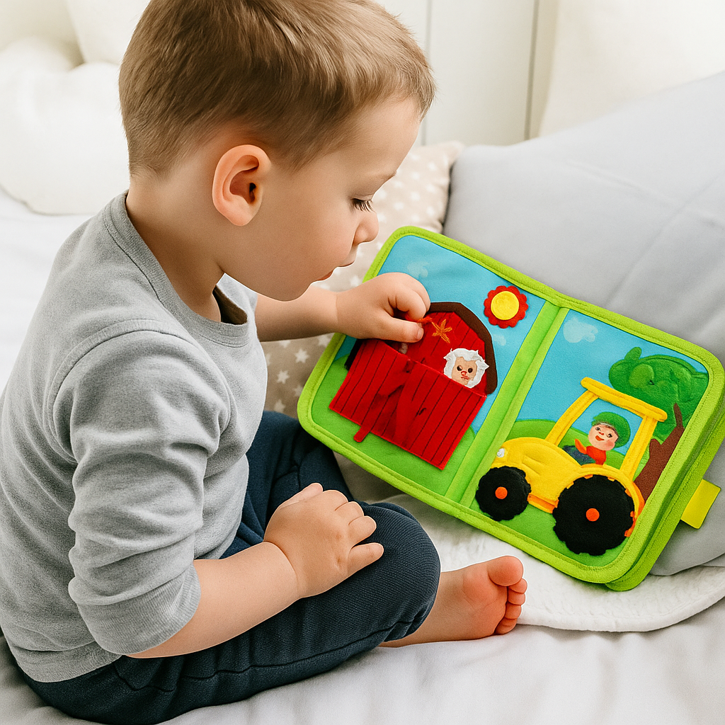EduPlay™ – Montessori Activiteitenboek voor Peuters, Educatief & Sensorisch Speelgoed