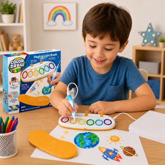 TekenTover™ lichttekenset voor kinderen - Milo & Moon