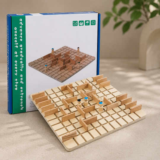 DenkDuel™ houten strategie bordspel - Milo & Moon