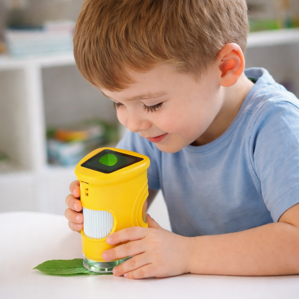 MicroScout – Handheld Microscoop met Vergroting en Scherm