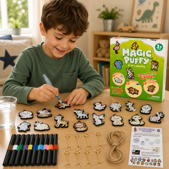 PoefPixie™ knutselset met stiften - Milo & Moon