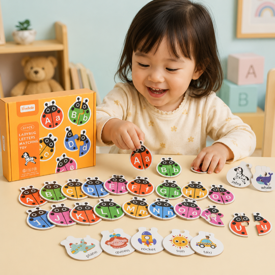 LetterLoket™ letter matching spel - Milo & Moon