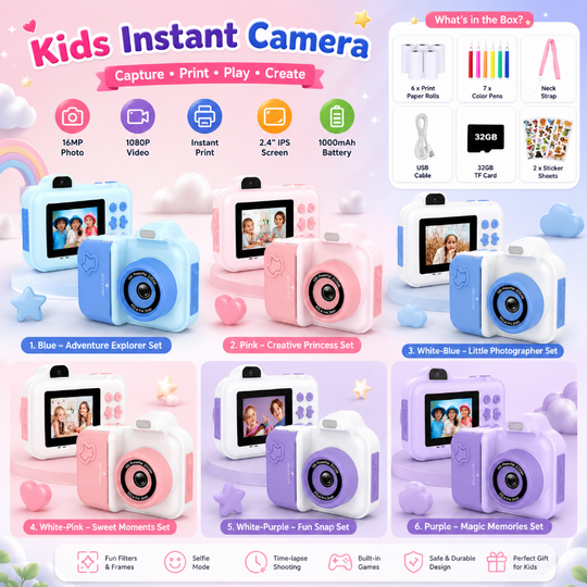 KiekKlik™ instant fotocamera kind - Milo & Moon