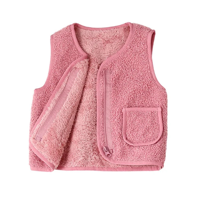 CozyCubs™ – Lichtgewicht teddyvest – Voor koude dagen in stijl