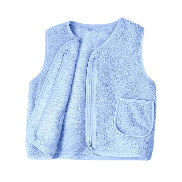 CozyCubs™ – Lichtgewicht teddyvest – Voor koude dagen in stijl