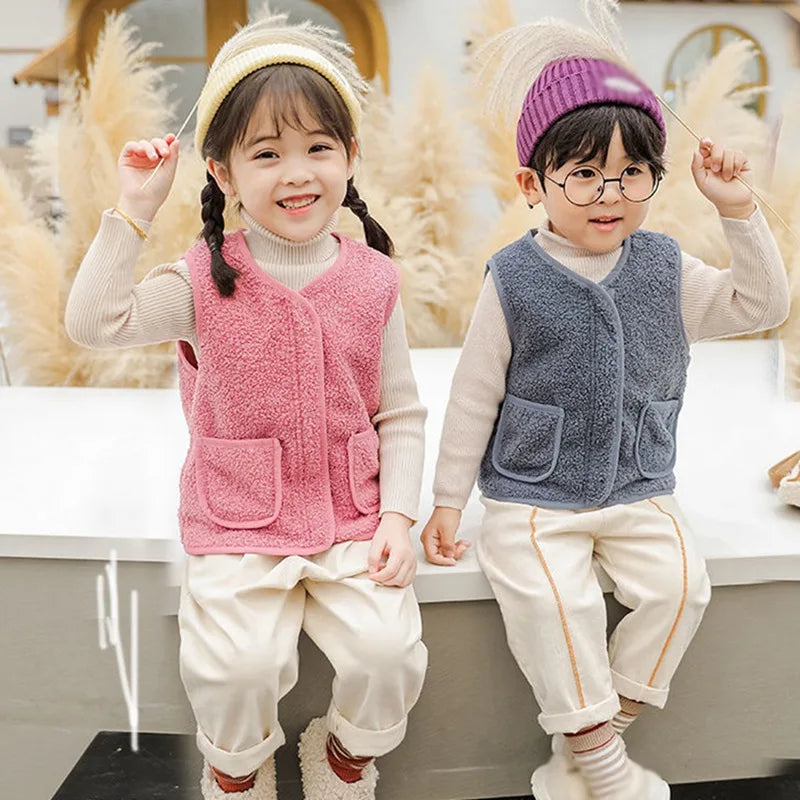 CozyCubs™ – Lichtgewicht teddyvest – Voor koude dagen in stijl