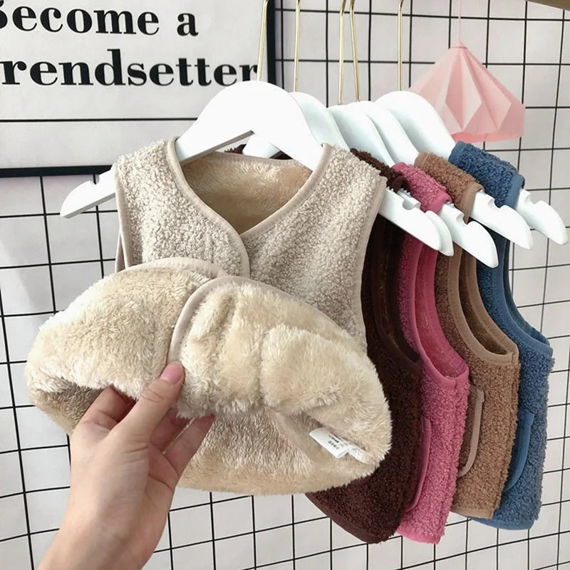CozyCubs™ – Lichtgewicht teddyvest – Voor koude dagen in stijl
