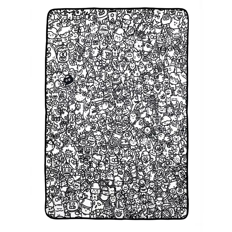 DoodleMat kleurdeken Doodles design - Milo & Moon