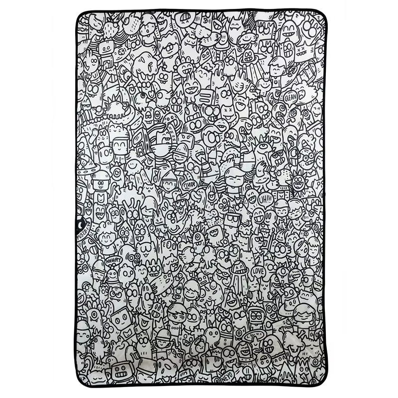 DoodleMat kleurdeken Monsters design - Milo & Moon