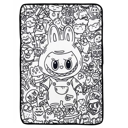 DoodleMat kleurdeken Bubu de beer - Milo & Moon