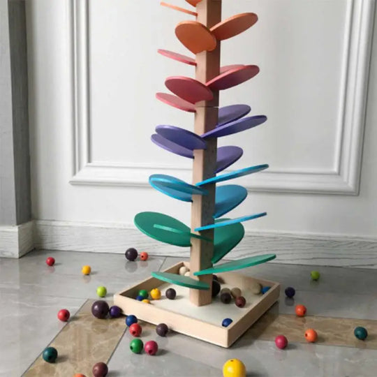 RainbowTree™ – Houten Speelboom voor Creatief en Educatief Spel