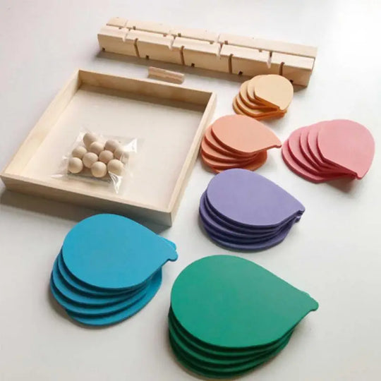 RainbowTree™ – Houten Speelboom voor Creatief en Educatief Spel