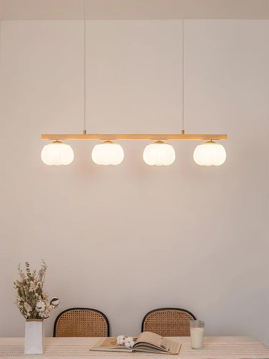 Wolkje katoenen bollen hanglamp warm licht
