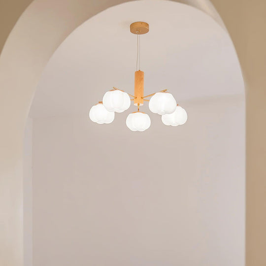 Wolkje kroonluchter warm sfeerlicht detail
