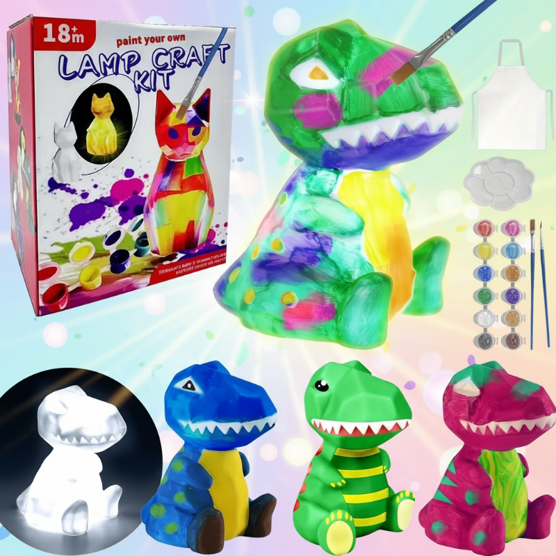VerfPret DIY lamp dinosaurus - Milo & Moon