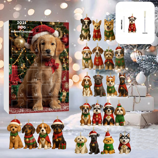 Hondjes Kerst Countdown Kalender| Limited Holiday Drop