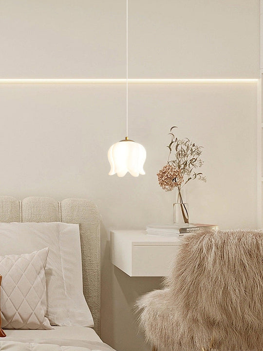 Elegante bloemvormige LED hanglamp