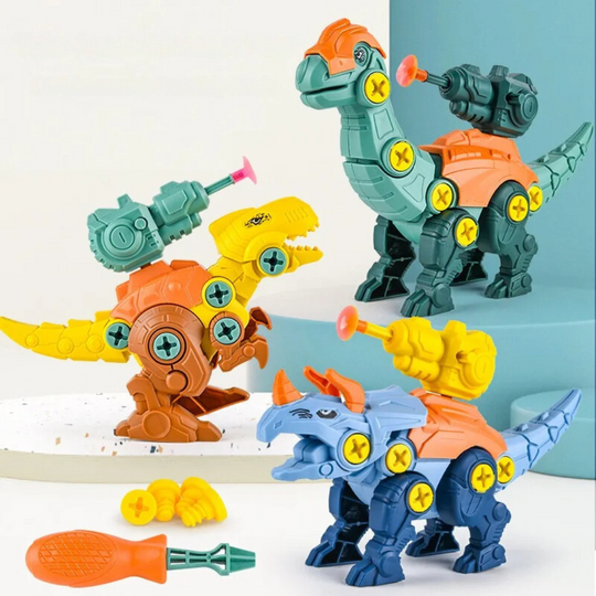 DinoBuild™ – Dinosaur Bouwset met Schroevendraaier