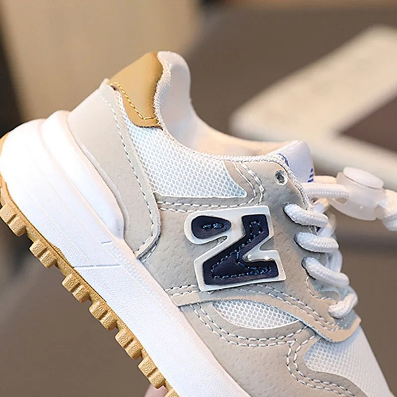 CuddleKicks™ – Lichtgewicht Vetersluiting Kinder Sneakers Grip