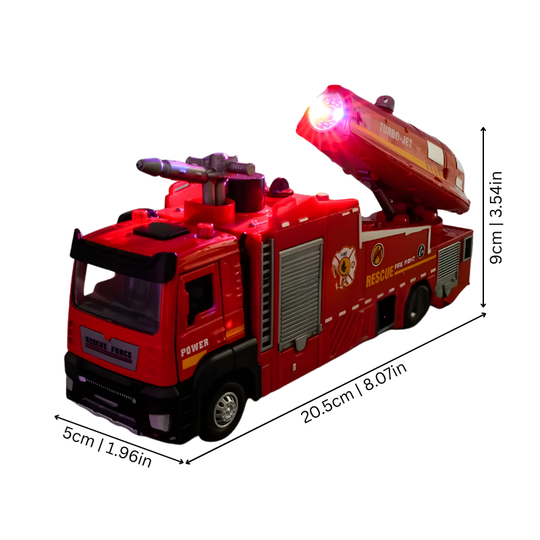 BlazeRescue – Interactieve Brandweerwagen met Licht en Geluid