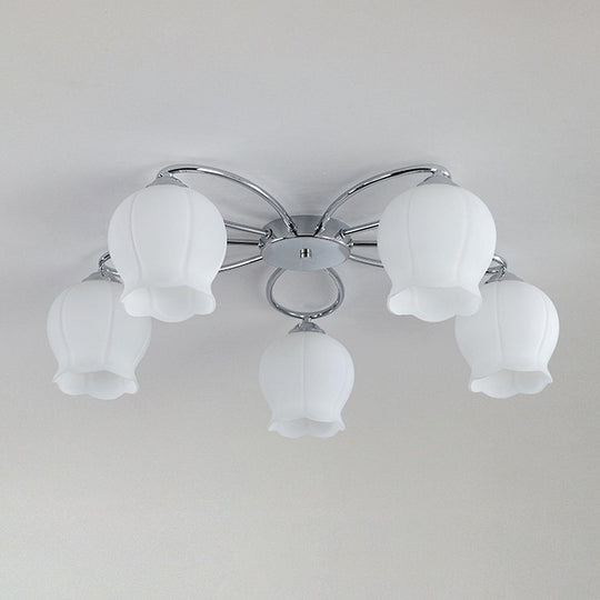 Bloemen plafondlamp kinderkamer sfeerlicht
