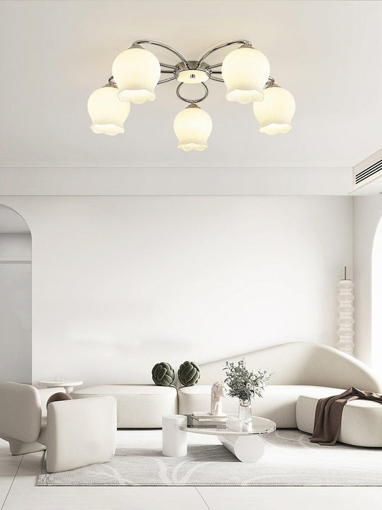 Bloemen plafondlamp kinderkamer design