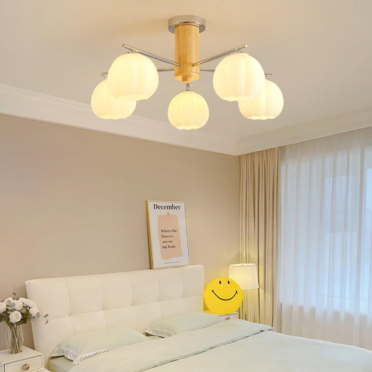 Bloemknop plafondlamp sierlijk design