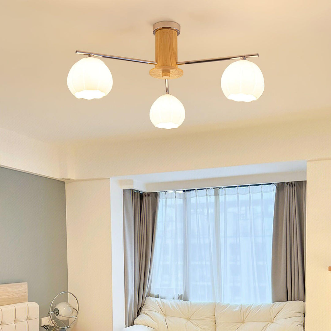 Bloemknop plafondlamp warme sfeerverlichting