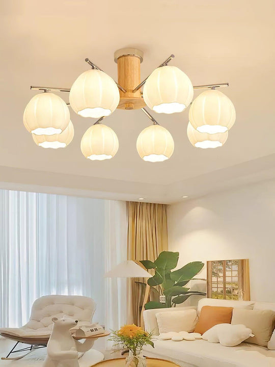 Bloemknop plafondlamp sfeervolle verlichting