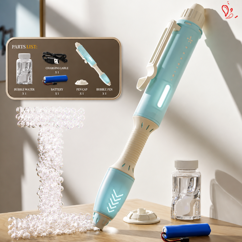 BellenBoss bubbel pen blauw - Milo & Moon