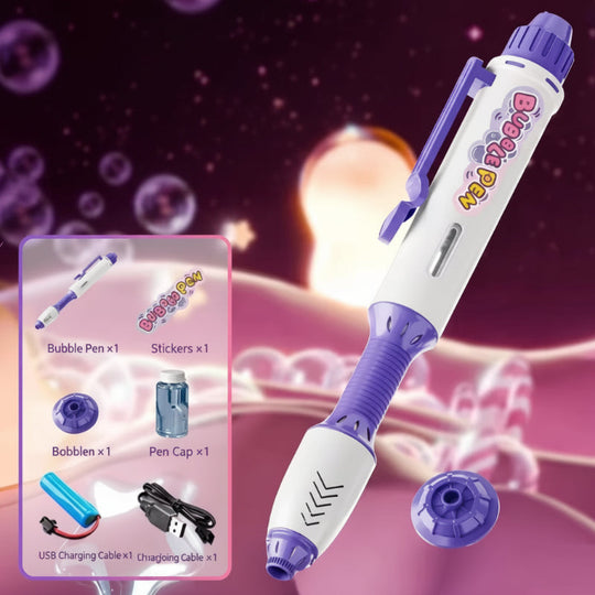 BellenBoss bubbel pen paars - Milo & Moon