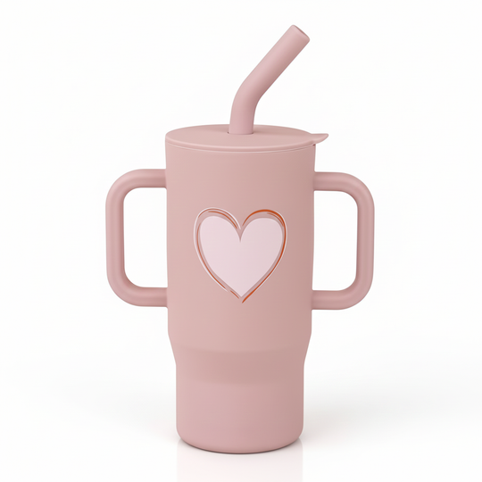 MiloFood - Anti-slip siliconen drinkfles - Rood